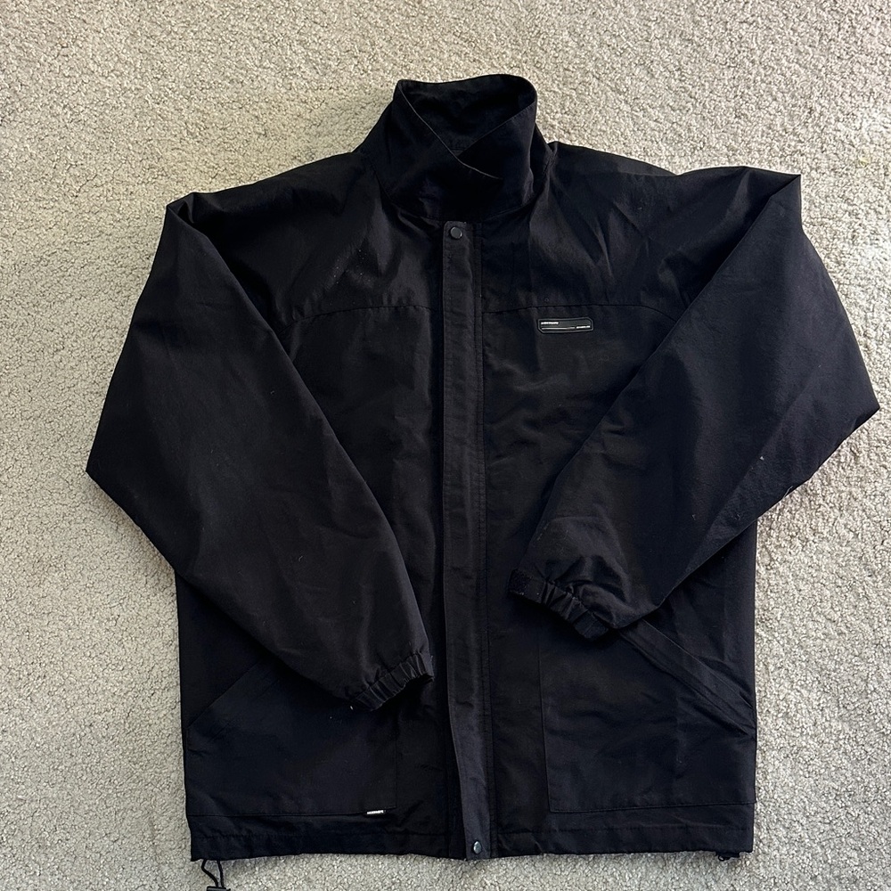 SIDE SWIPE Japanese brand Black Windbreaker for Men